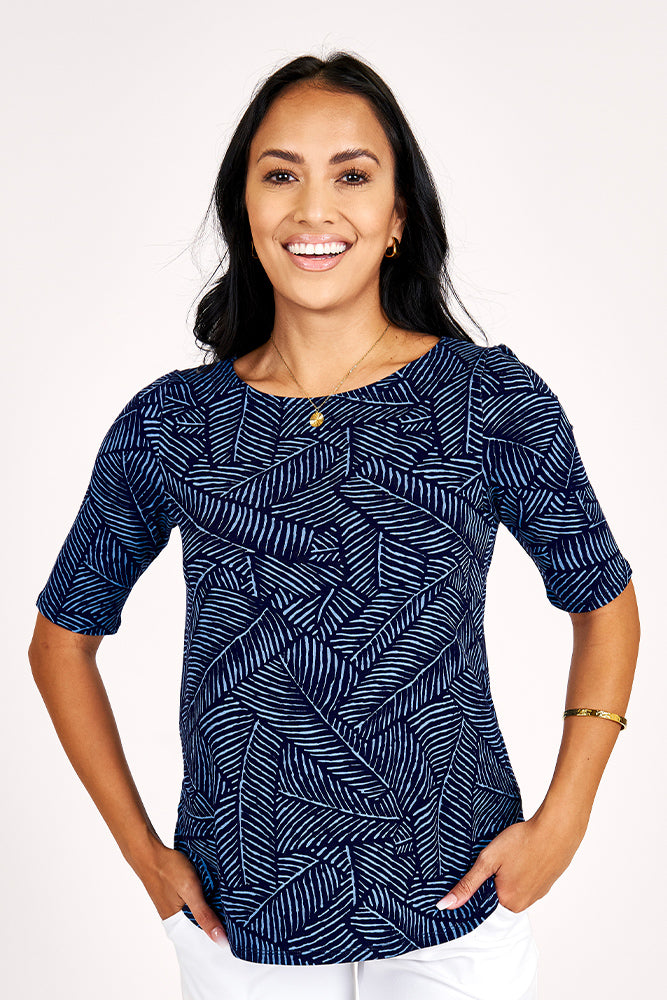 Elbow Sleeve Top - always a.line