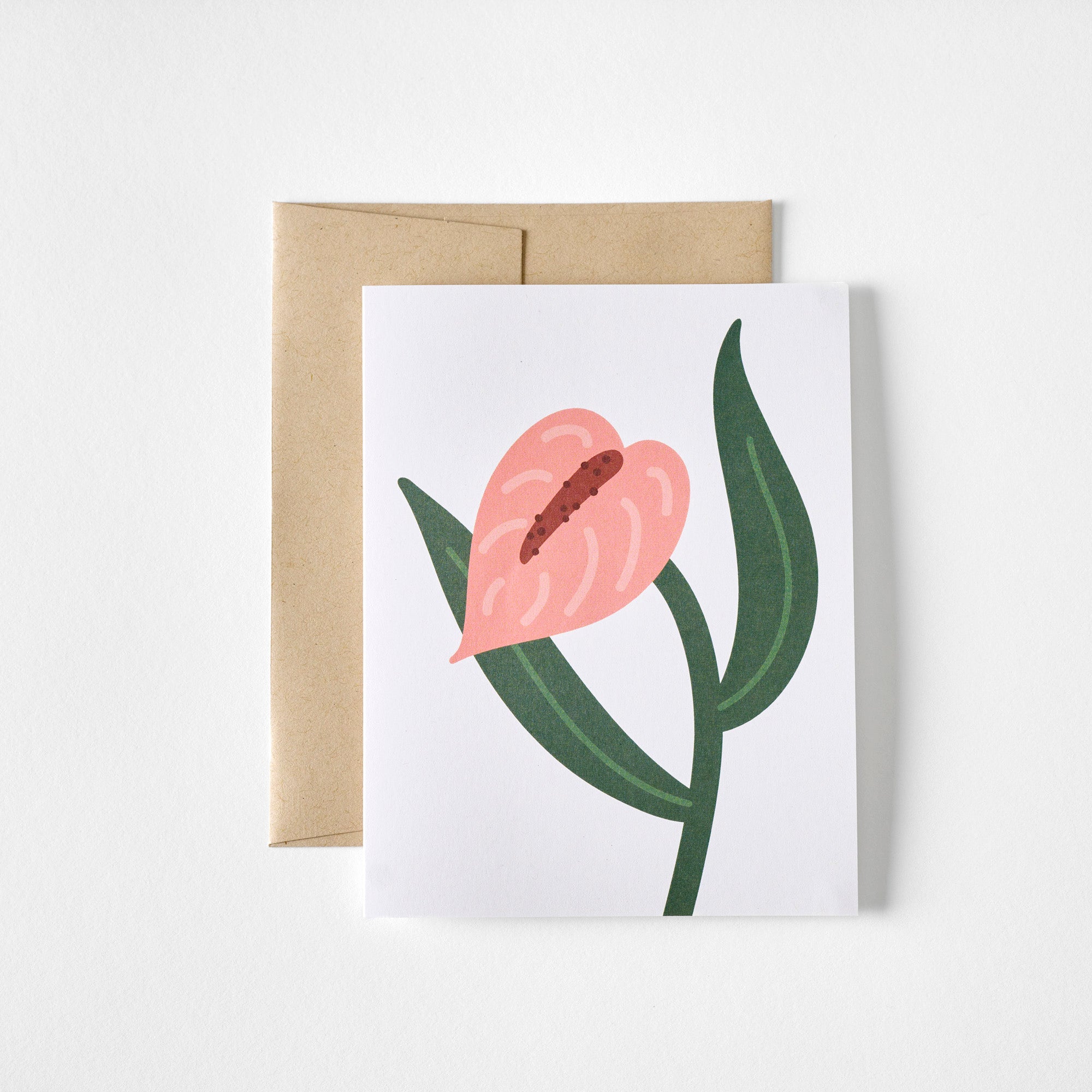 Good Egg Anthurium Greeting Card - always a.line