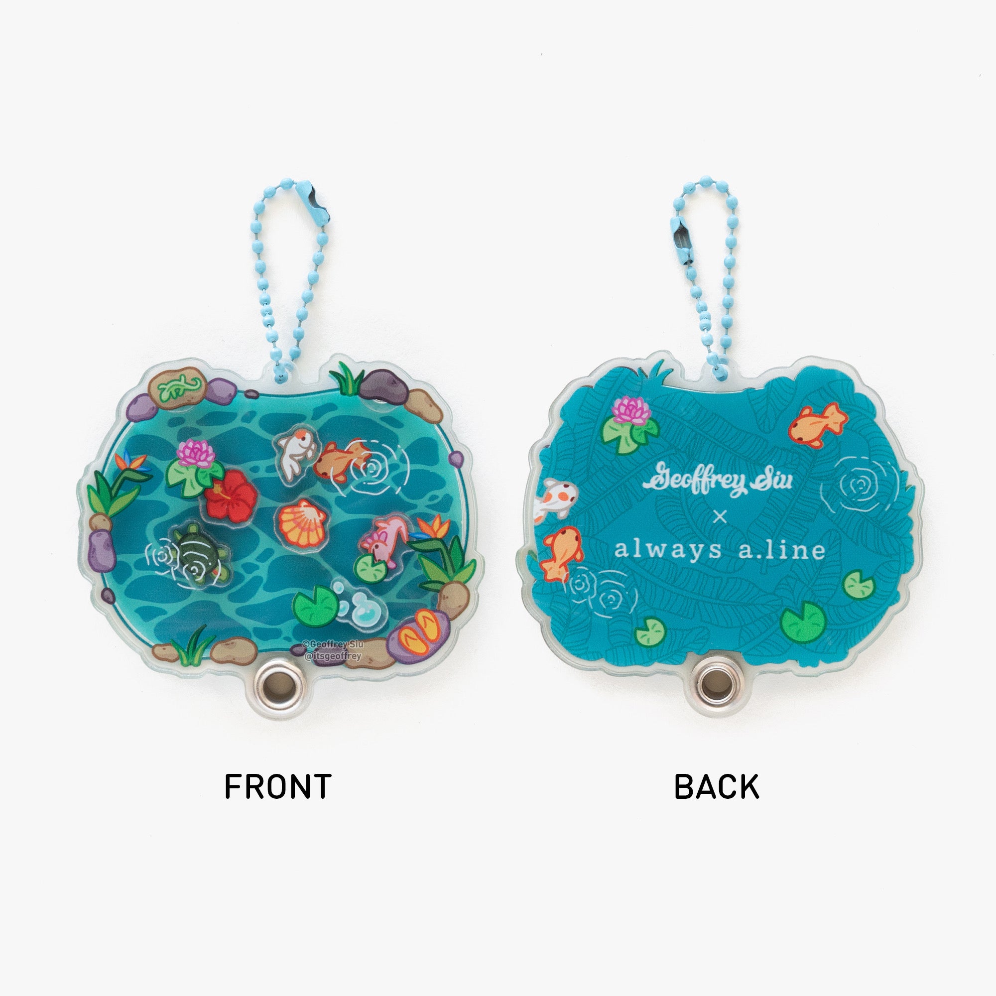 Happycharmさま SUNRIGHT TEA x OMORI OMOCAT Shaker Keychain