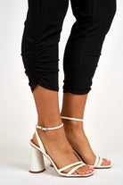 Ruched Cropped Pant - always a.line