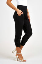 Ruched Cropped Pant - always a.line