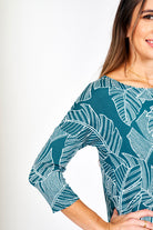 3/4 Sleeve Trapeze Top - always a.line