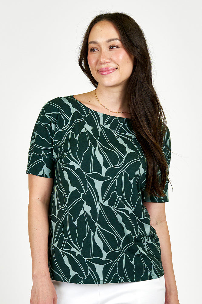 Boat Neck Tee - always a.line