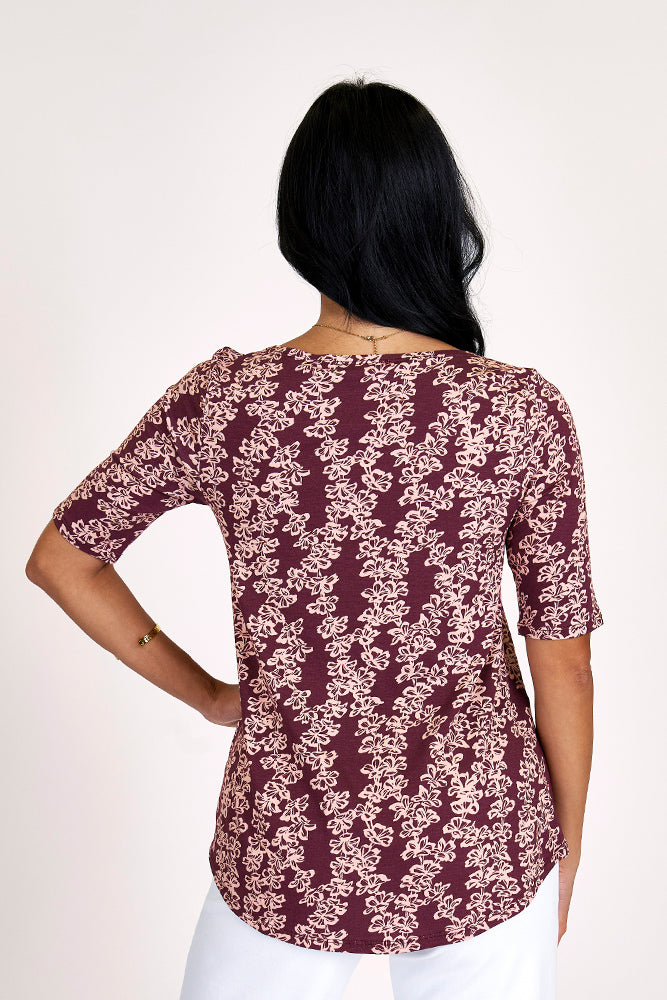 Elbow Sleeve Top - always a.line