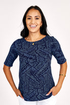 Elbow Sleeve Top - always a.line