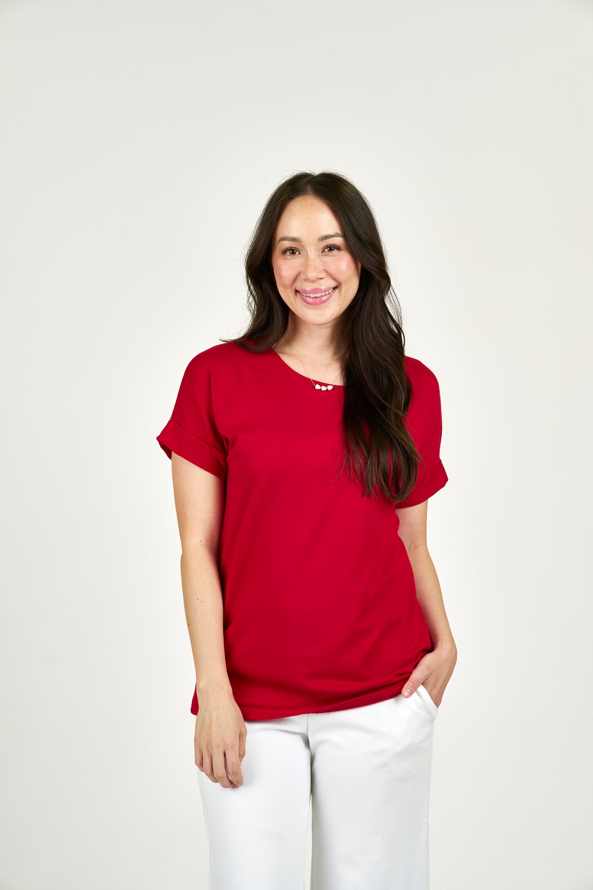 Cuffed Tee - FINAL SALE - always a.line