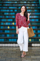 3/4 Sleeve Sun Coast Top - always a.line