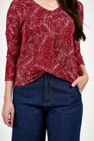 3/4 Sleeve Sun Coast Top - always a.line