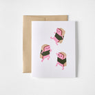 Good Egg WHITE Spam Jam Greeting Card - always a.line